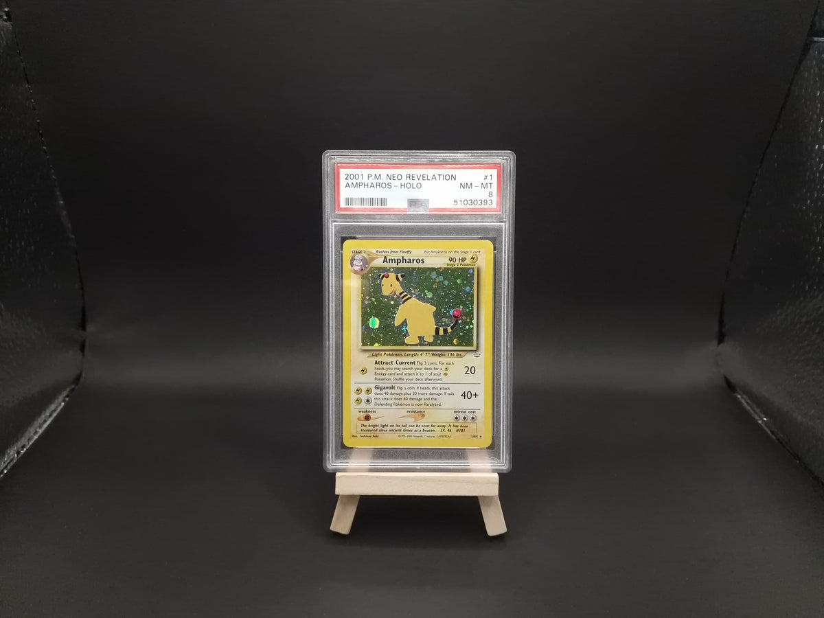 AMPHAROS 1/64 Neo Revelation Holo - PSA 8